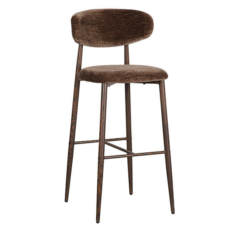 Japandi Barkruk - Set van 2 - Stijlvol & Comfortabel - Umber