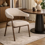 Eetkamerstoel Scandi - Set van 2 – Scandinavisch Ontwerp - Tan