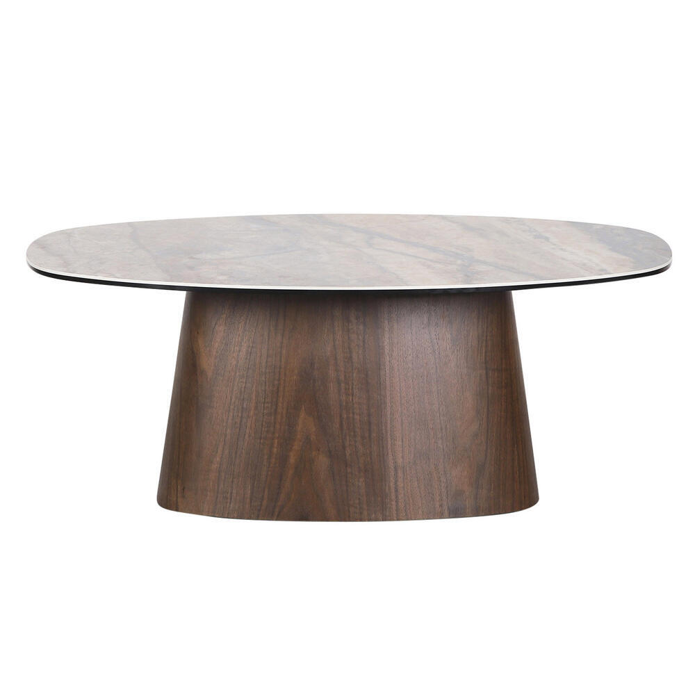 Danish Salontafel – Keramisch Onyx / Walnootfineer