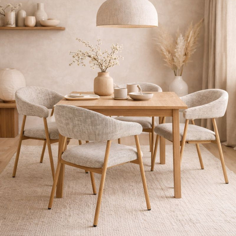 Eetkamerstoel Scandi - Set van 2 – Scandinavisch Ontwerp - Okura