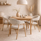 Eetkamerstoel Scandi - Set van 2 – Scandinavisch Ontwerp - Okura