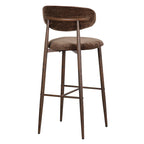 Japandi Barkruk - Set van 2 - Stijlvol & Comfortabel - Umber