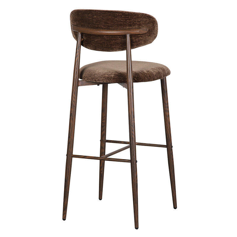 Japandi Barkruk - Set van 2 - Stijlvol & Comfortabel - Umber