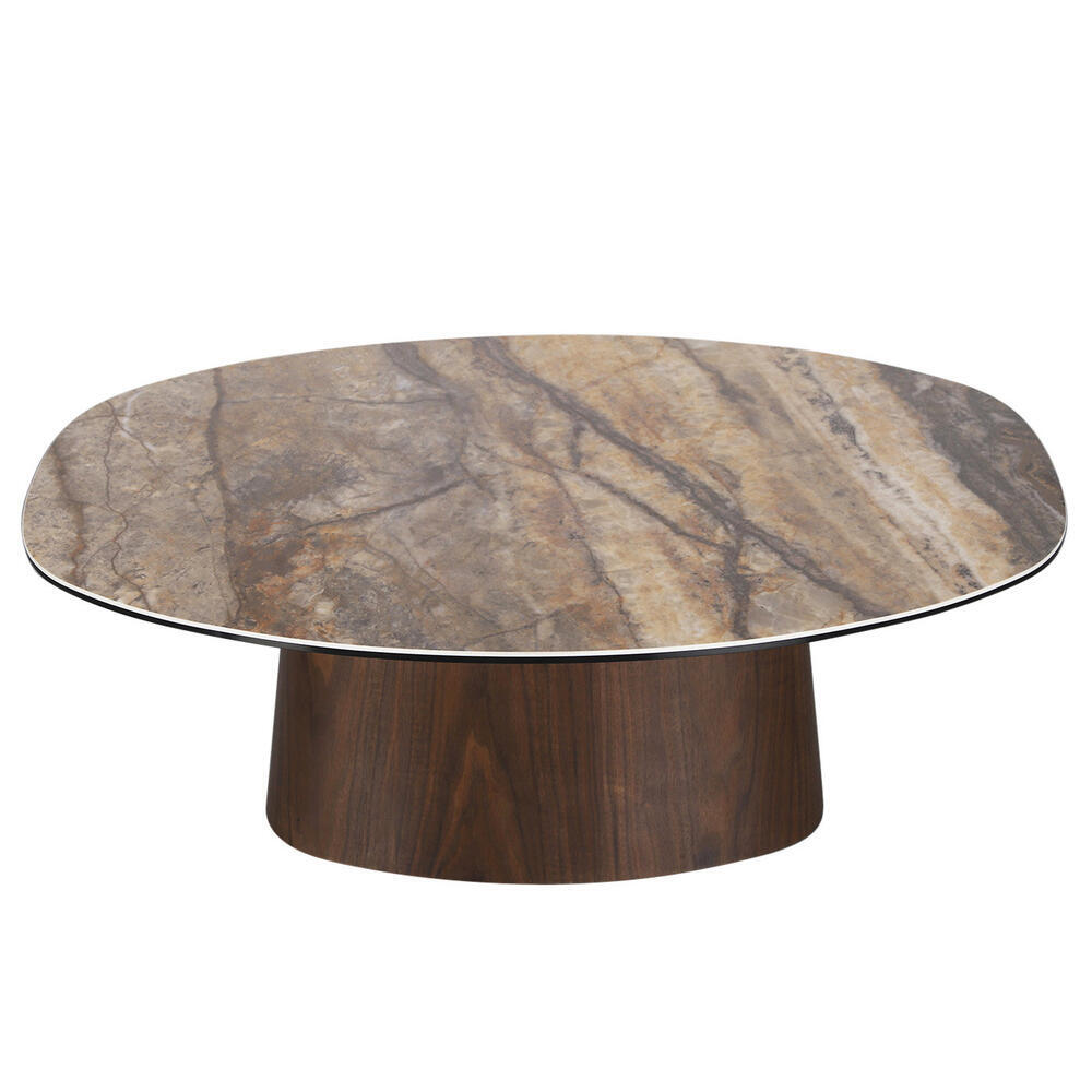 Danish Salontafel – Keramisch Onyx / Walnootfineer