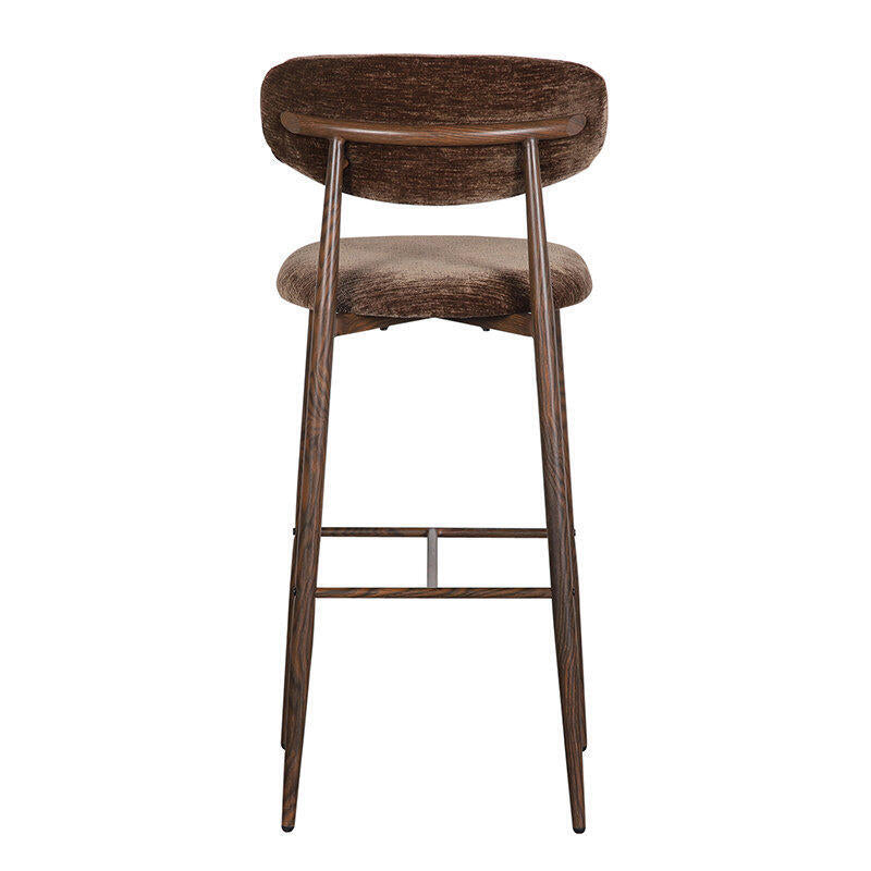 Japandi Barkruk - Set van 2 - Stijlvol & Comfortabel - Umber