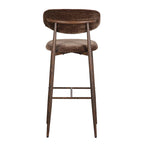 Japandi Barkruk - Set van 2 - Stijlvol & Comfortabel - Umber