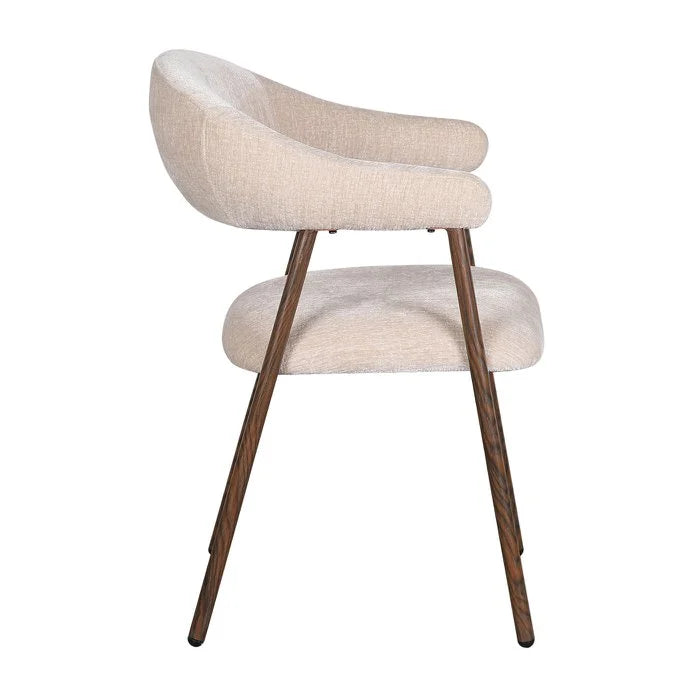 Eetkamerstoel Scandi - Set van 2 – Scandinavisch Ontwerp - Tan