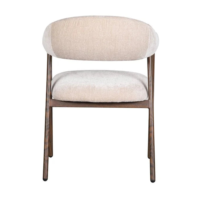 Eetkamerstoel Scandi - Set van 2 – Scandinavisch Ontwerp - Tan