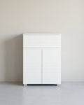 Badkamerkast met Opbergruimte - Moderne Bijzetkast - 60x80x30 cm - Wit