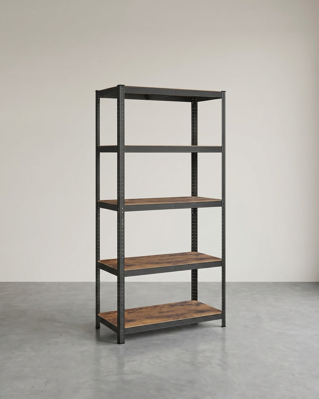 Stellingkast / Opbergrek – Verstelbare Planken – tot 120 kg per Plank – Stalen Frame voor Keuken, Garage & Berging