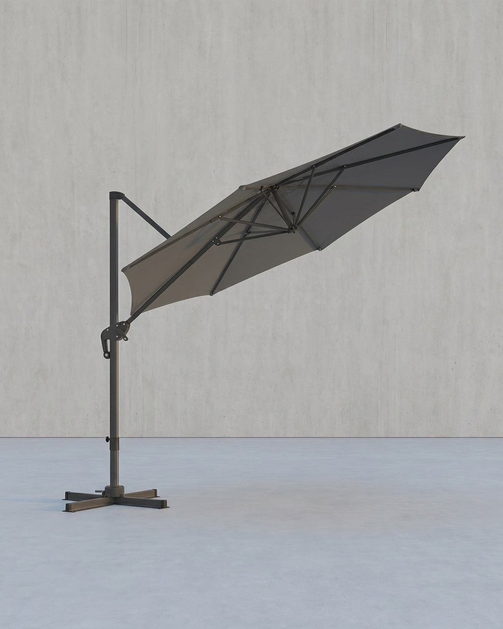 Zweefparasol Ø300 cm – Verstelbaar & UV-bescherming - 360° draaibaar