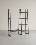 Kledingrek – 5 planken – Stalen frame – Maximale draagkracht 70 kg – 40 x 101,7 x 153,3 cm