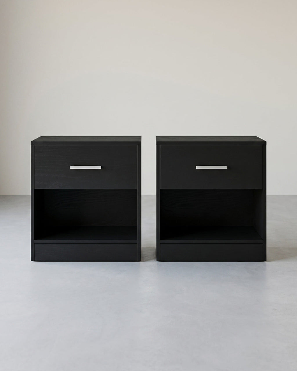 Bedkasten – Nachtkastje – Set van 2 – Bijzettafel – Met Lade – Open Vak