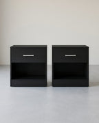 Bedkasten – Nachtkastje – Set van 2 – Bijzettafel – Met Lade – Open Vak
