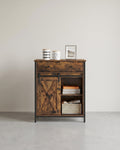 Dressoir Industrieel – Met Schuifdeur – 70 x 30 x 80 cm