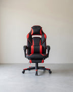 Gamestoel Ergonomisch – Met Hoofdkussen en Voetensteun – Verstelbaar
