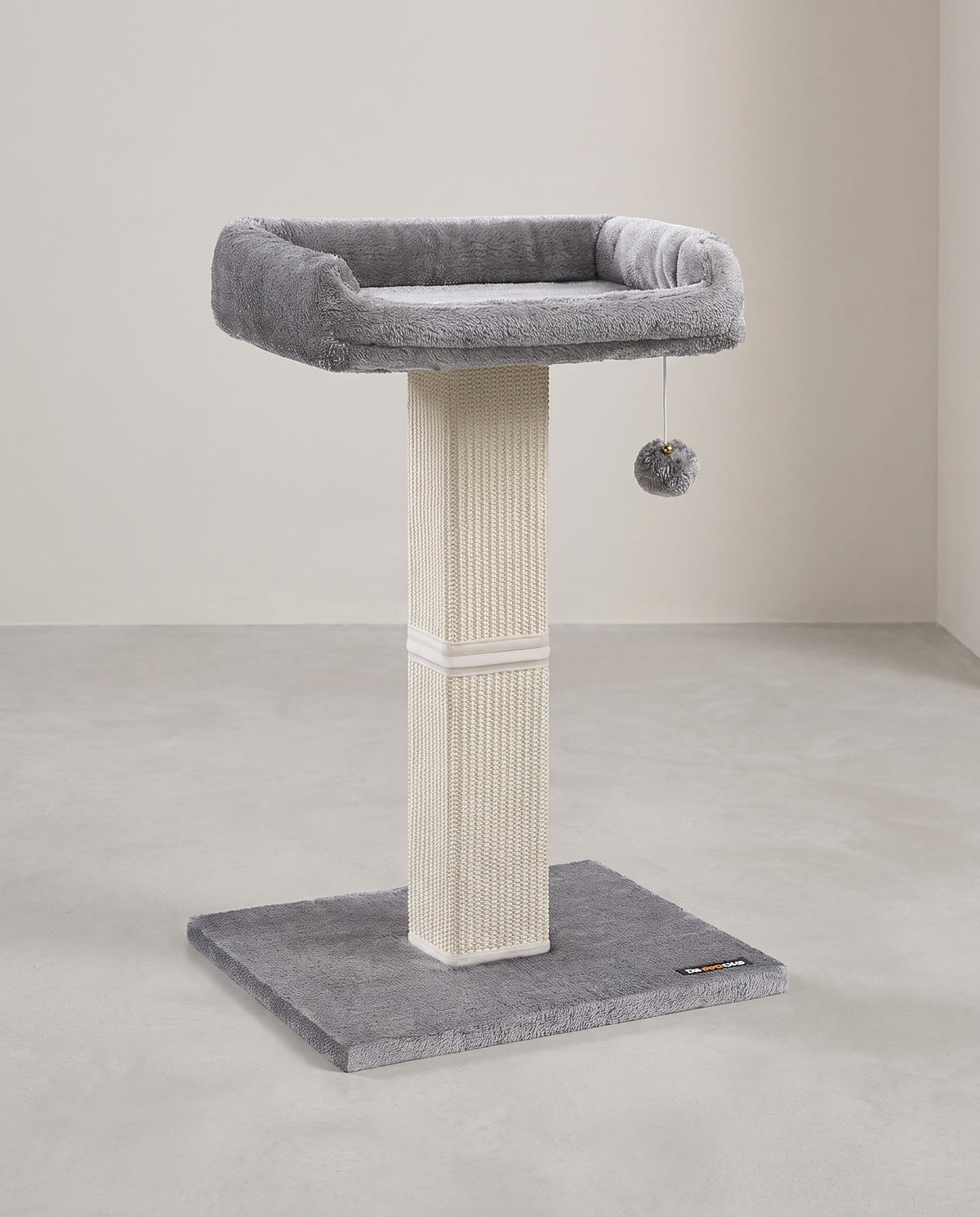 Krabpaal Met Verhoogd Ligbed - Stevige Sisal Krabzuil - Inclusief Speelbal