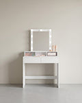 Kaptafel met Verlichting - Make-up tafel - Kaptafel met Lade en Spiegel