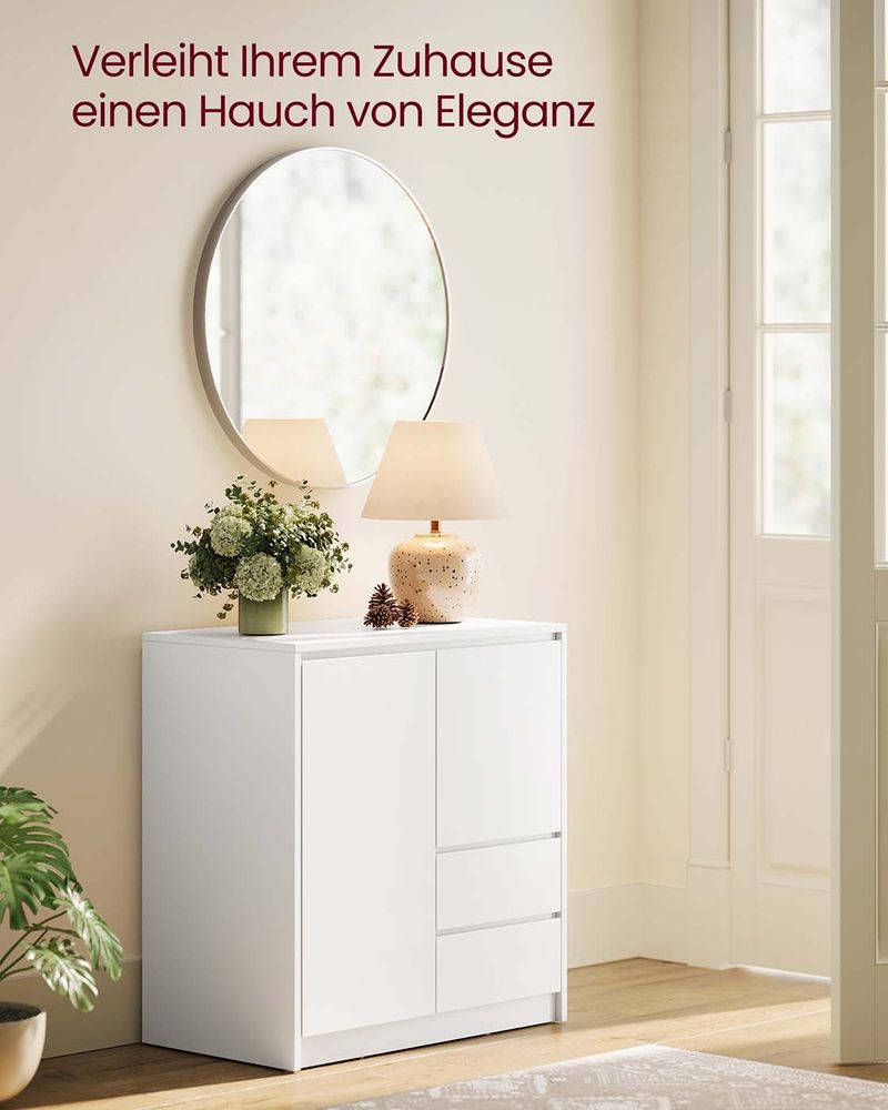 Opbergkast – KAILYN Collectie – Wolkenwit – Modern & Minimalistisch