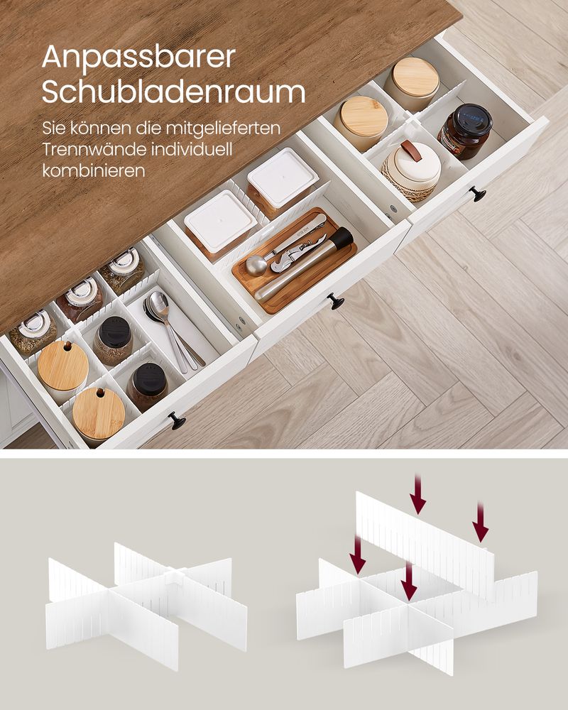 Buffetkast met Schuifdeuren – Keukenkast met Wijnrek – Landelijke Stijl – 114,5 cm Breed