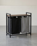 Wasmand - 2 x 46 Liter - Met Plank - 73 x 33 x 72 cm