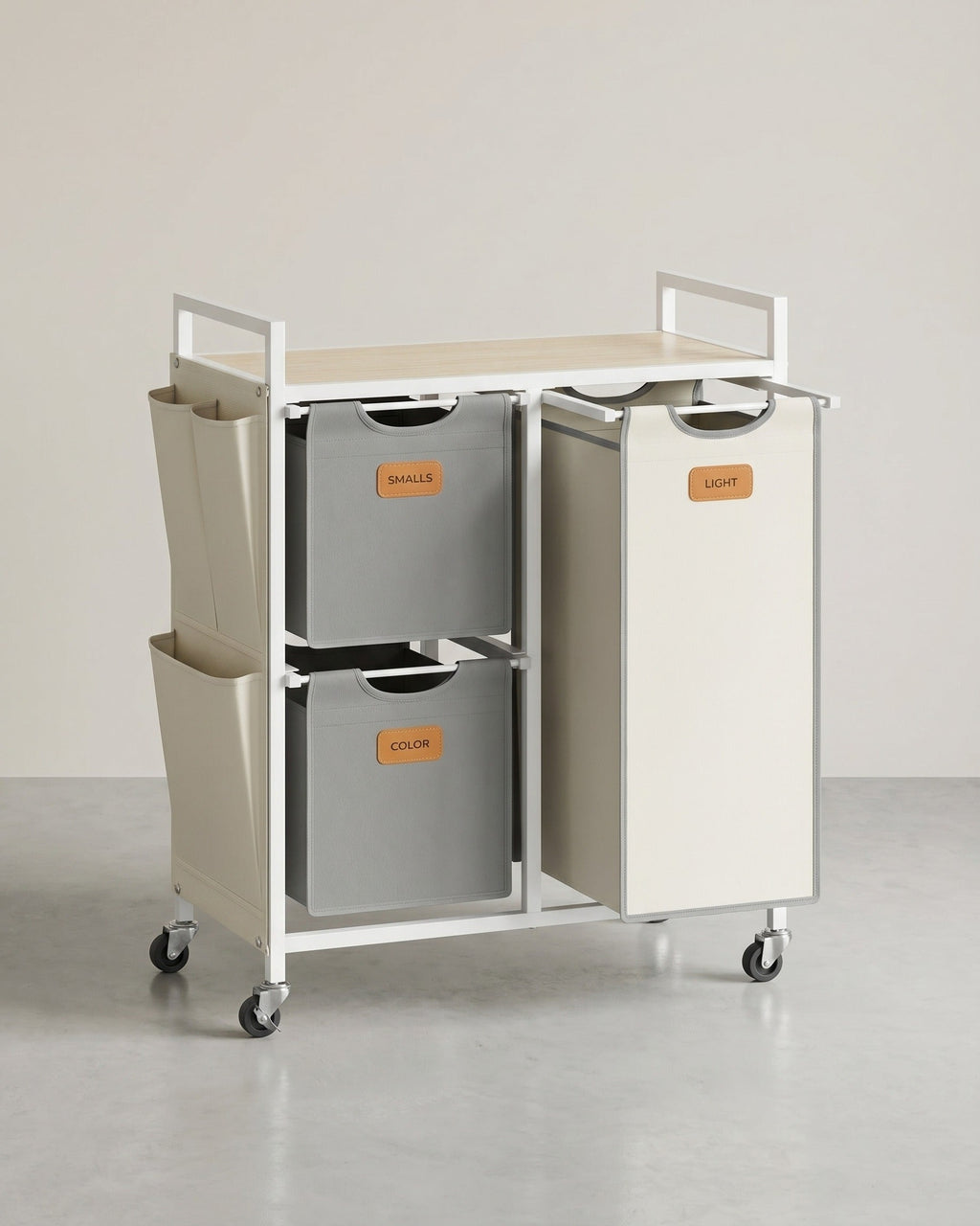 Wasmand Wagen - Waswagen - Wasmand op Wieltjes