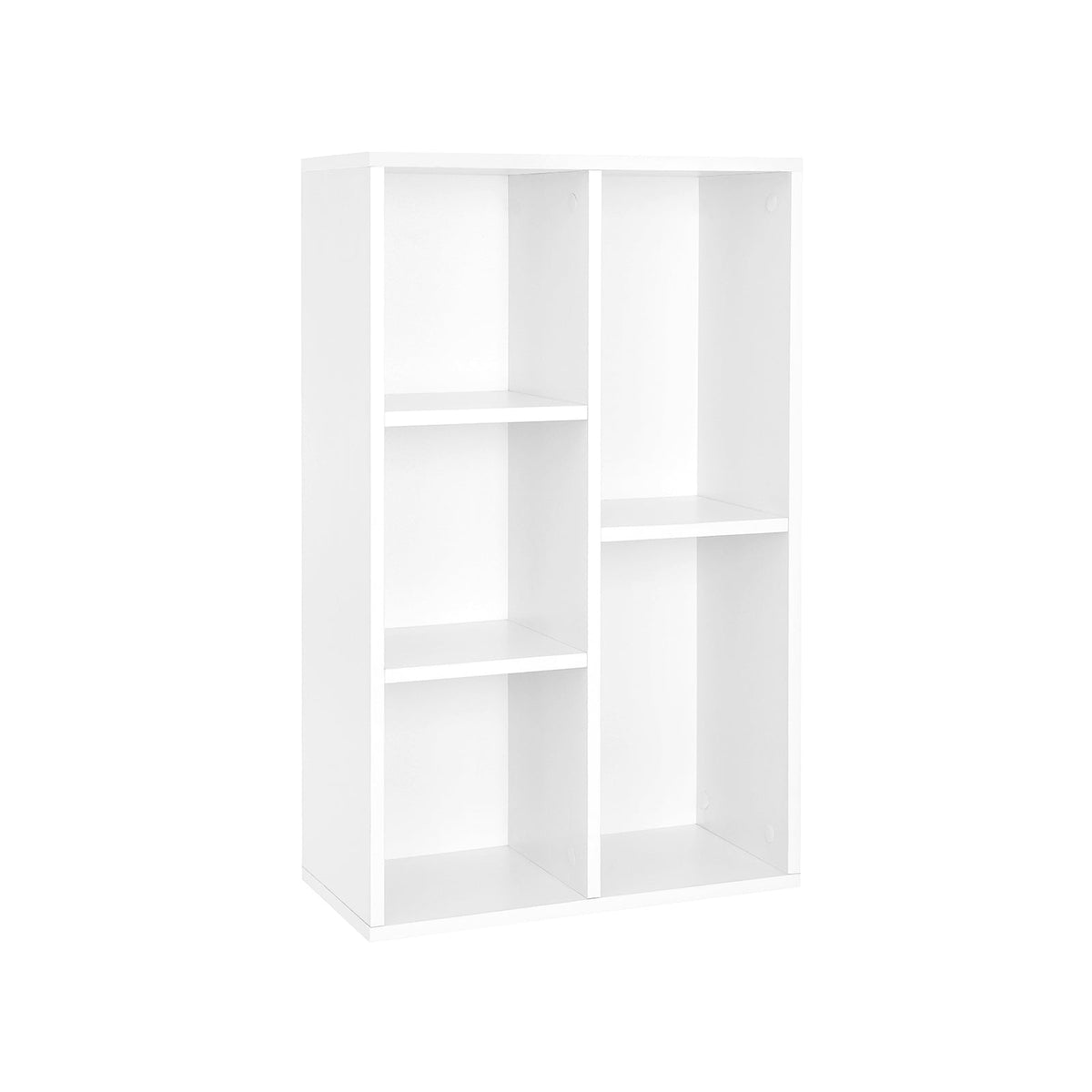 Boekenkast – Opbergkast – 5 Vakken – 50 x 24 x 80 cm – Wit