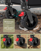 Bolderkar - Trolley – Opvouwbaar – Stalen frame