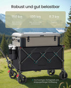 Bolderkar - Trolley – Opvouwbaar – Stalen frame