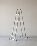 Aluminium Vouwladder - Multifunctionele Ladder - 6-in-1 Trapladder - 150 kg Draagvermogen