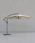 Zweefparasol Met Standaard – Tuinparasol Met UV-Bescherming UPF 50+ – Met Zwengel – Voor Balkon, Terras En Tuin