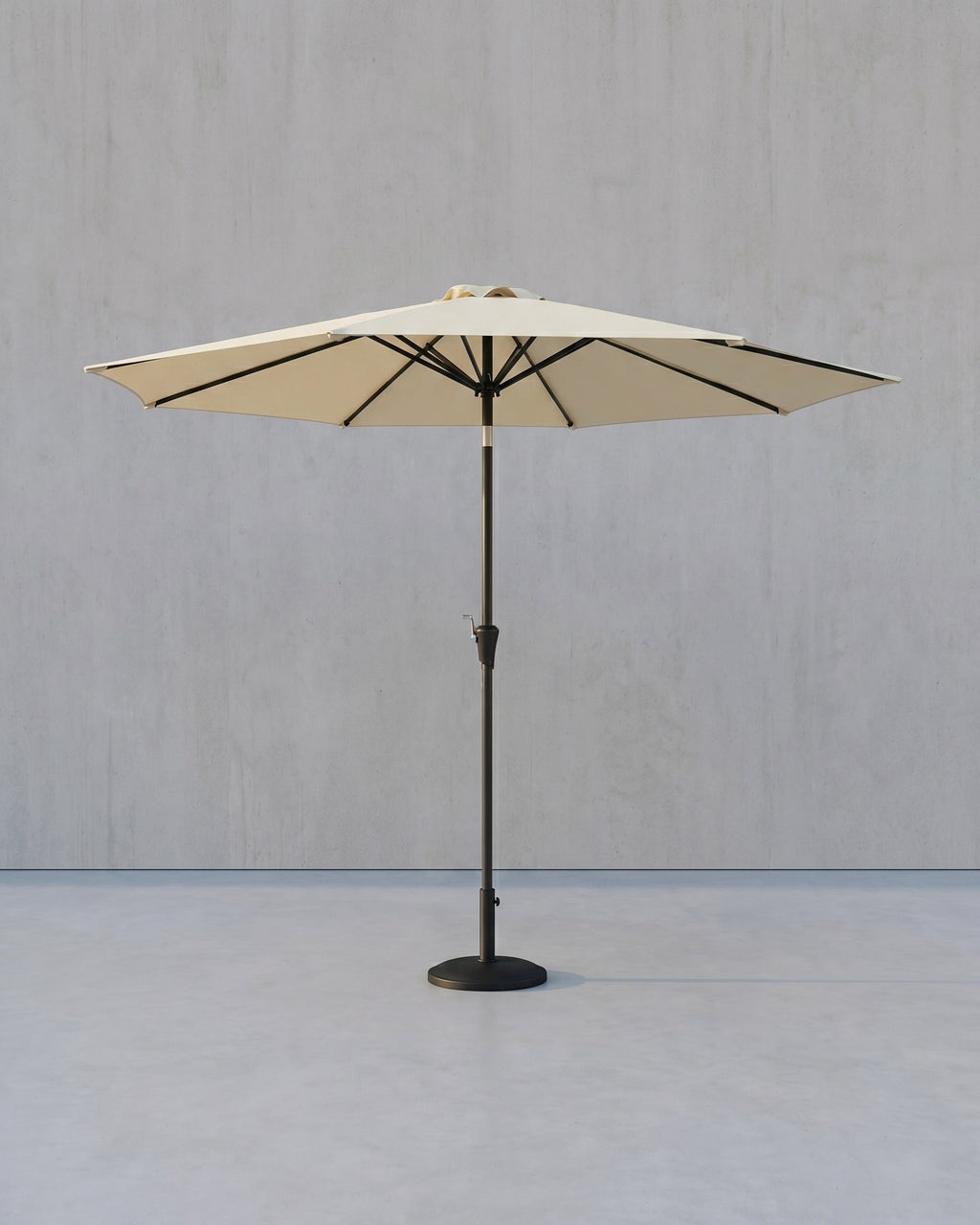 Tuinparasol – Ø 2 / 2.7 / 3 / 3.3 Meter – UPF 50+ Zonbescherming – Kantelbaar 30° – Met Zwengel – Zonder Standaard