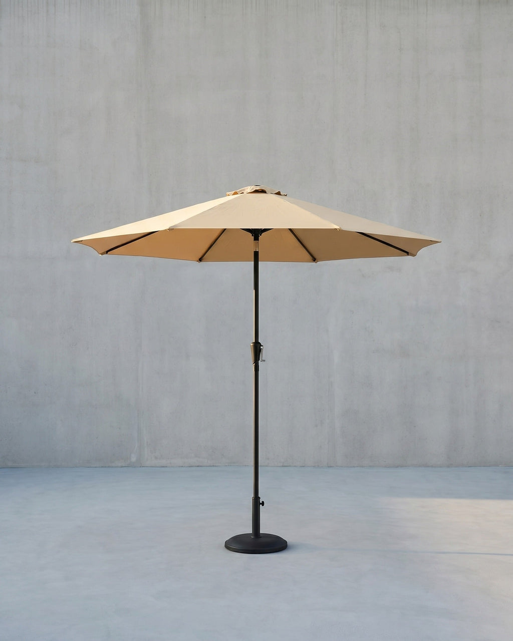 Tuinparasol – Ø 2 / 2.7 / 3 / 3.3 Meter – UPF 50+ Zonbescherming – Kantelbaar 30° – Met Zwengel – Zonder Standaard