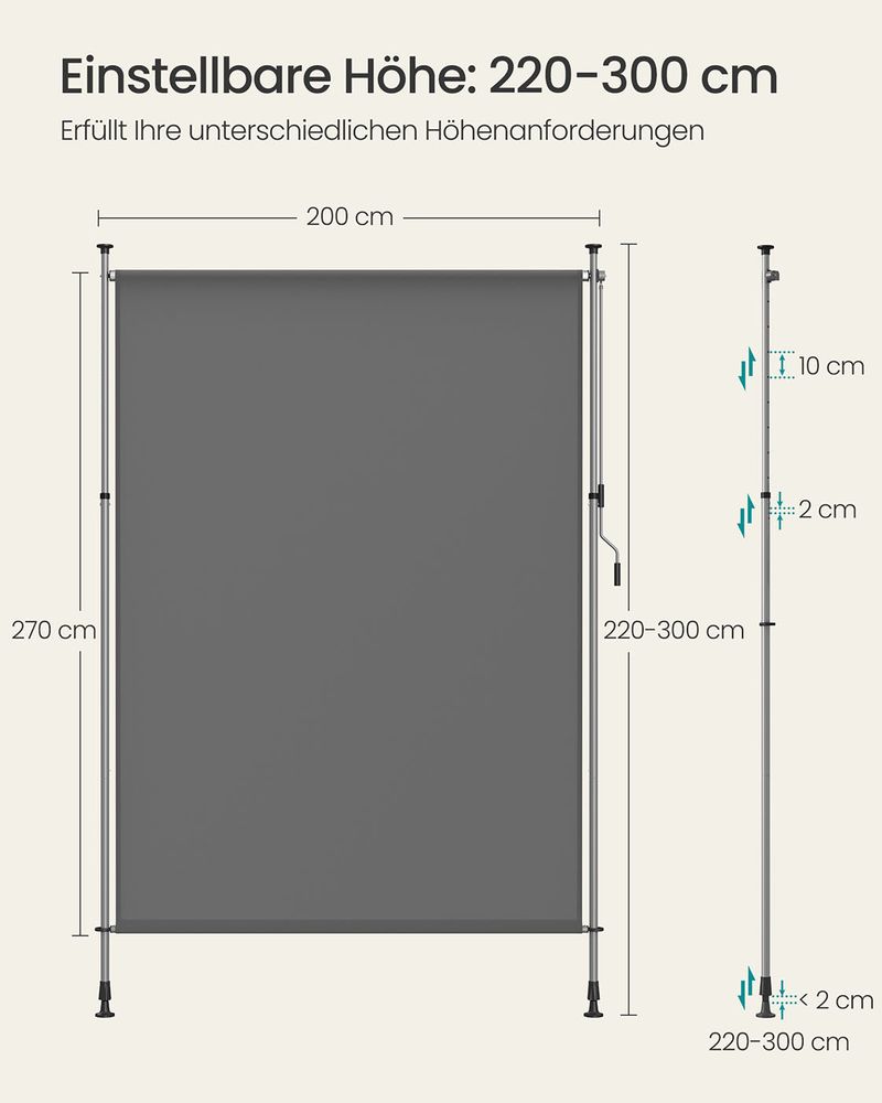 Verstelbare Verticale Luifel - Privacy & Zonwering