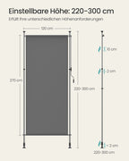 Verstelbare Verticale Luifel - Privacy & Zonwering