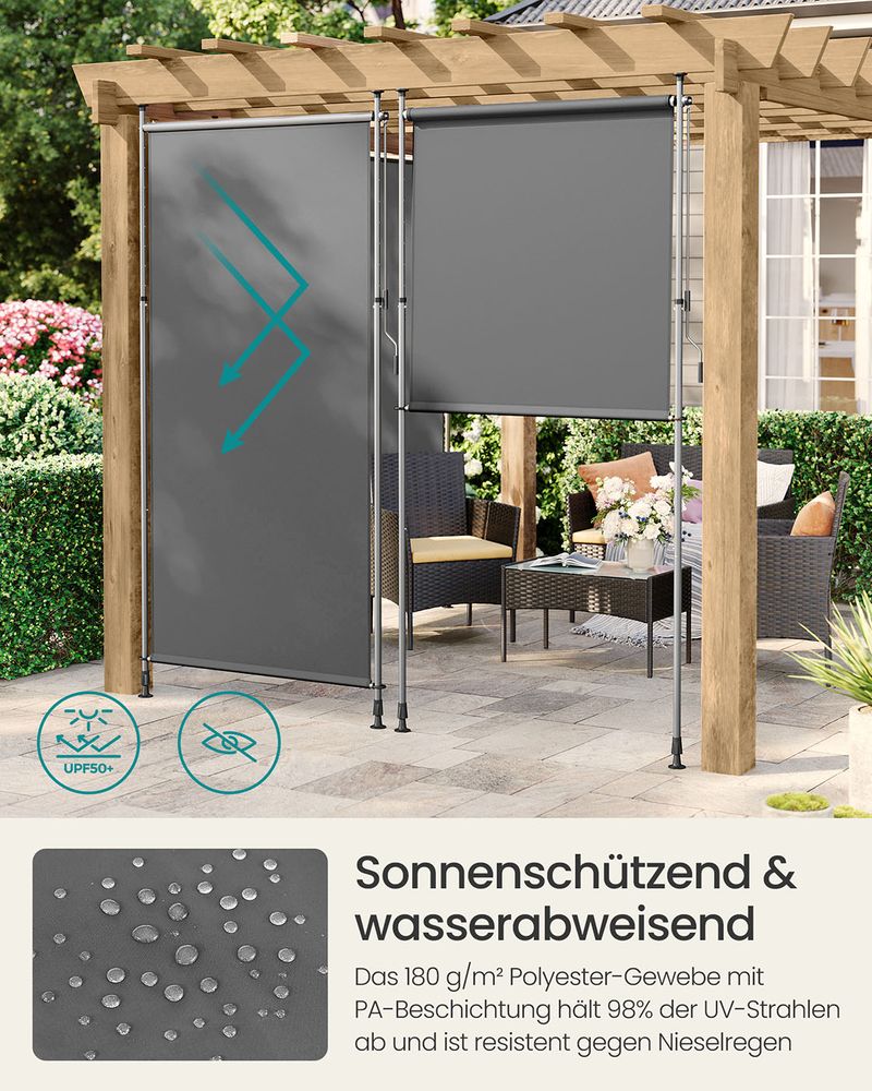 Verstelbare Verticale Luifel - Privacy & Zonwering