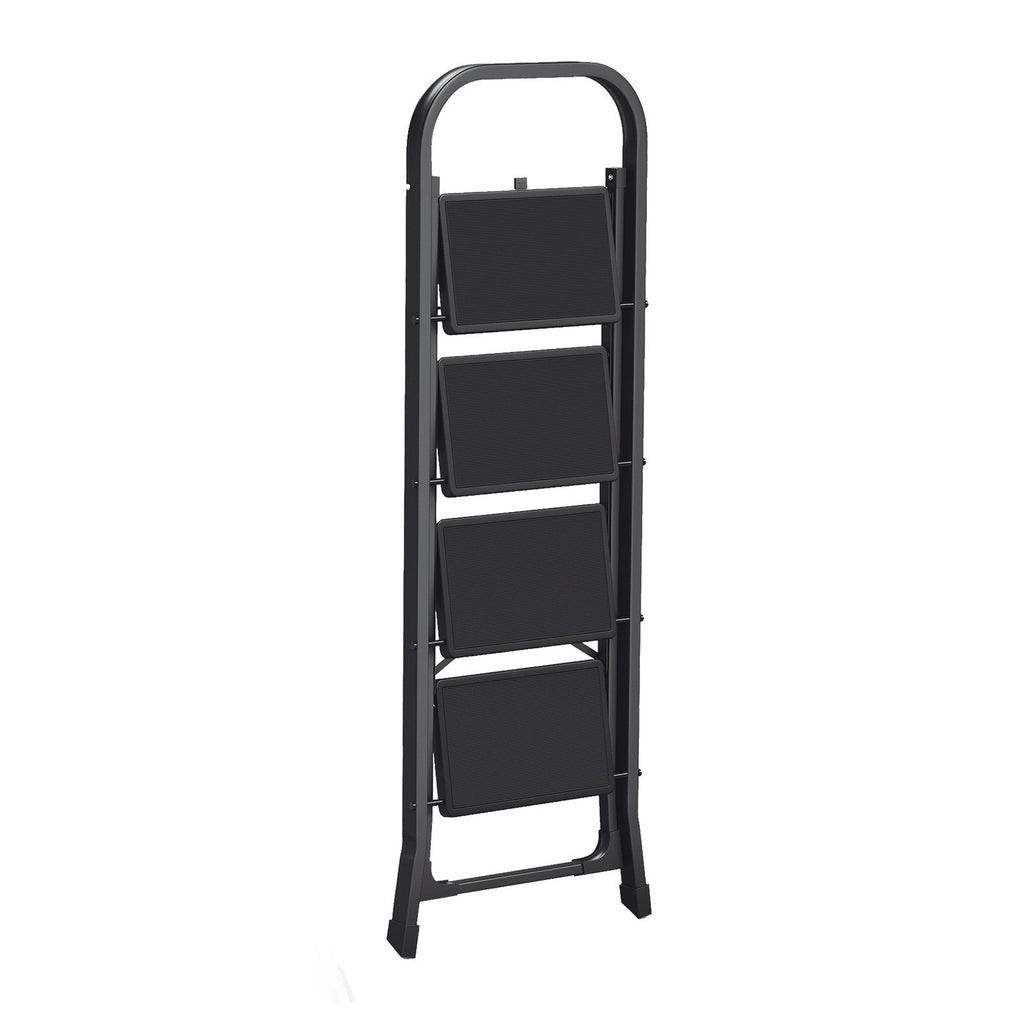 Trapladder Met 4 Stappen - Klapbaar Met Veiligheidsvergrendeling - Voor Huis En Schuur