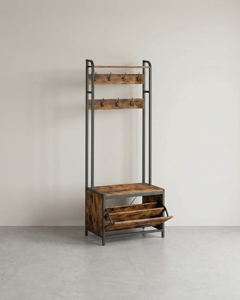Multifunctionele halgarderobe met schoenenkast - Kapstok