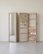 Hanggende Sieradenspiegelkast met Opbergruimte - Elegant & Functioneel
