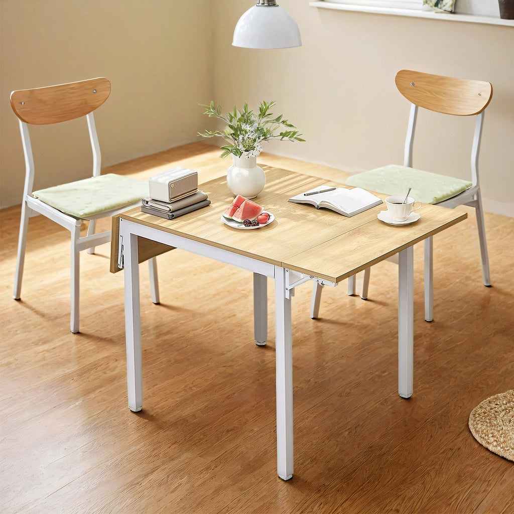 Uitschuifbare Eettafel – Inklapbaar Ontwerp – 78 x 120 cm – Industriële Stijl