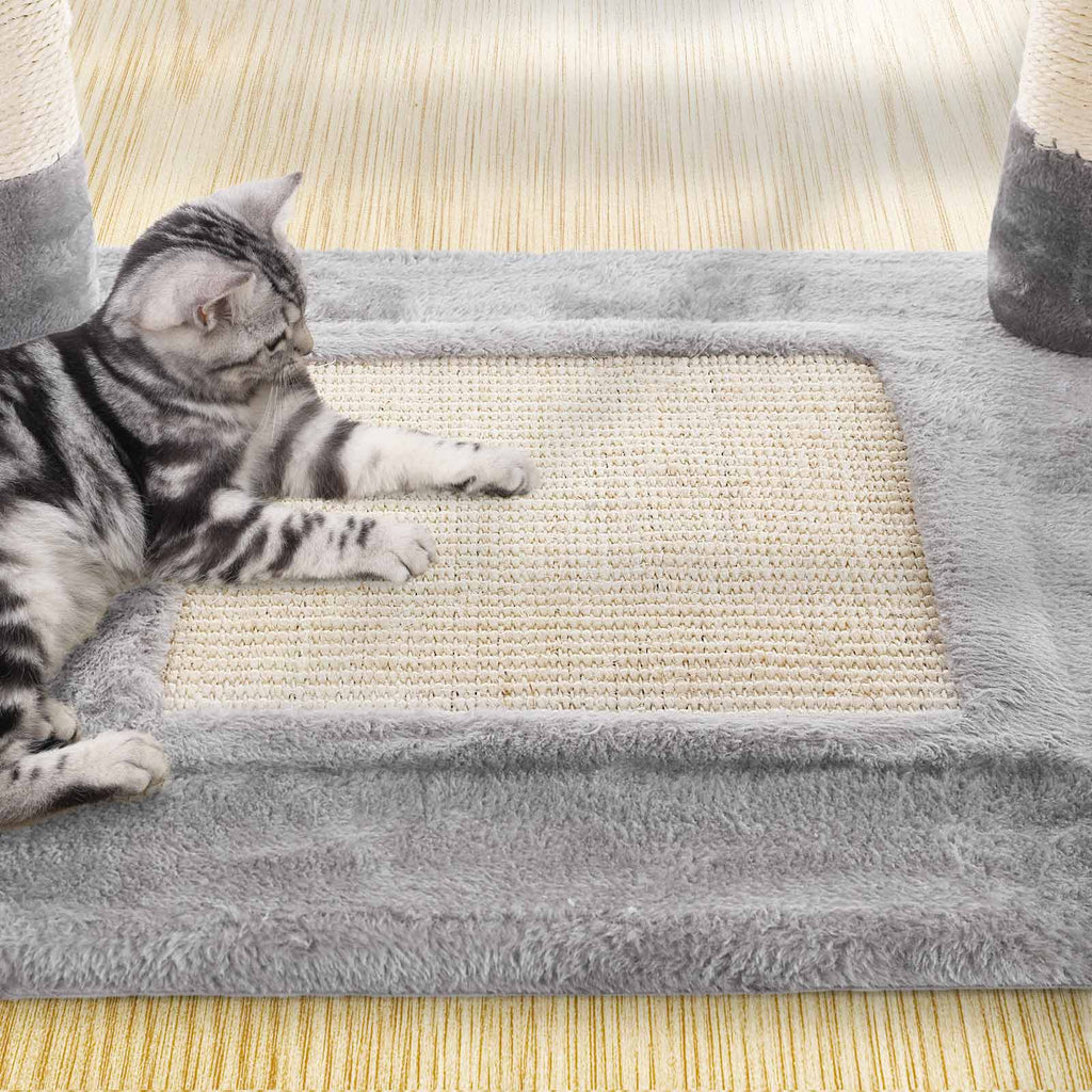 Compacte Krabpaal Van – Kattenboom met Hangmat, Krabpalen en Speelballen Voor Meerdere Katten