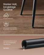 Set van 2 Barkrukken - Luxe Keukenstoelen - Verstelbare Poten
