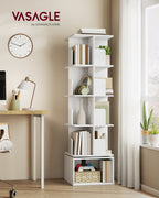 Draaibare Boekenkast - Custos Collectie - 5 Niveaus - Open Vakken