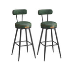 Set van 2 Barkrukken - 360° Draaibaar - Kunstleer - Industrieel Design
