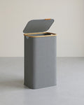 Wasmand 100L - Oxford-Stof Met Deksel - Compact Voor Klein Huishouden