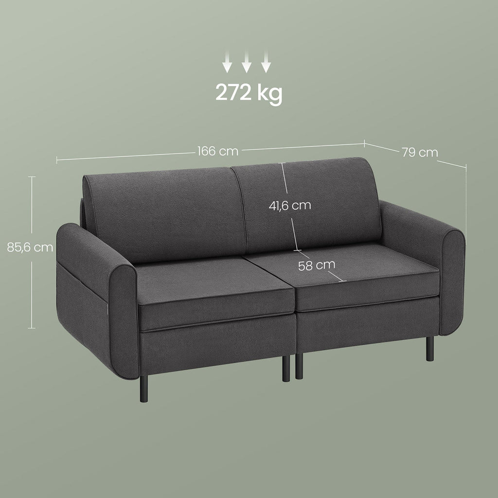 Modulaire Bank - Bouclé Bankstel - Verstelbaar