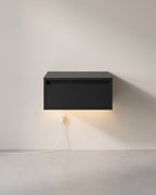 Zwevend Nachtkastje met LED-verlichting - Minimalistisch en Praktisch