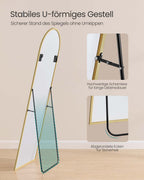 Staande Spiegel – Modern – Gehard Glas – Aluminiumlegering