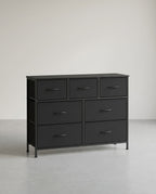 Dressoir Met 7 Stoffen Lades - Stalen Frame - Voor Slaapkamer Of Hal