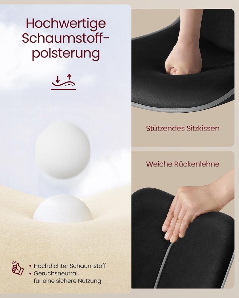 Set van 2 Barkrukken – Verstelbare Zithoogte – Fluwelen Bekleding – Ergonomisch Comfort – Stabiele Voet